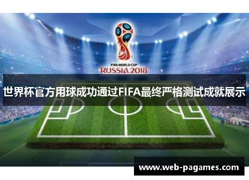 世界杯官方用球成功通过FIFA最终严格测试成就展示